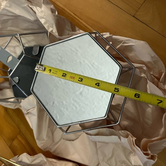 Anthropologie hexagon mirrors - Picture 6 of 9